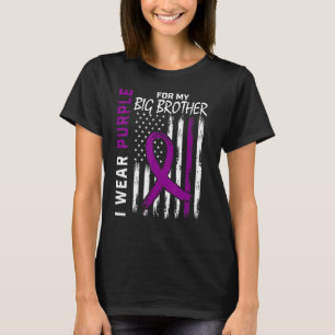I Wear Purple For My Big Brother Epilepsy Awarenes T-Shirt
