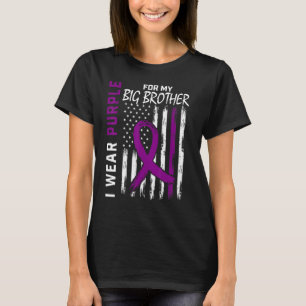 I Wear Purple For My Big Brother Epilepsy Awarenes T-Shirt