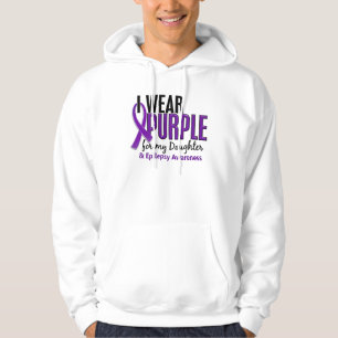 I Wear Purple For My Daughter 10 Epilepsy Hoodie