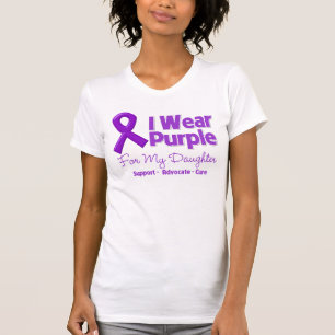 I Wear Purple For My Daughter T-Shirt