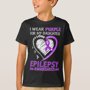 I Wear Purple For My Grammy Epilepsy Awareness Leo T-Shirt