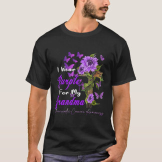 I wear Purple for my Grandma Pancreatic Cancer Awa T-Shirt