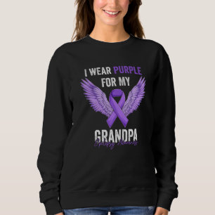 I Wear Purple For My Grandpa Epilepsy Awareness An Sweatshirt