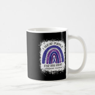 I Wear Purple For My Mom Heimerheimer's Awareness Coffee Mug