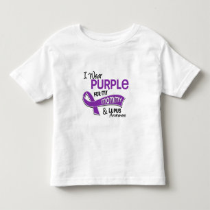 I Wear Purple For My Mommy 42 Lupus Toddler T-shirt