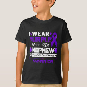 I Wear Purple For My Nephew Proud Of Our Epilepsy T-Shirt