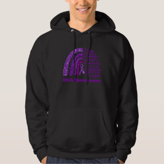 I Wear Purple For Retinitis Pigmentosa Awareness W Hoodie