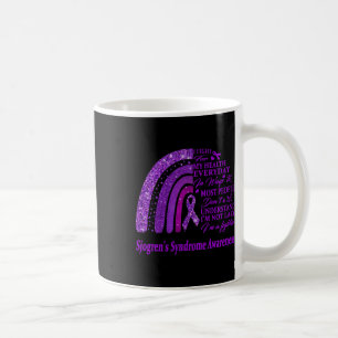I Wear Purple For Sjogren's Syndrome Awareness War Coffee Mug