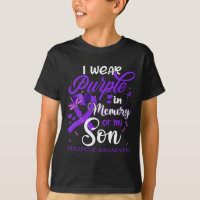 I Wear Purple In Memory For My Son Overdose Awaren