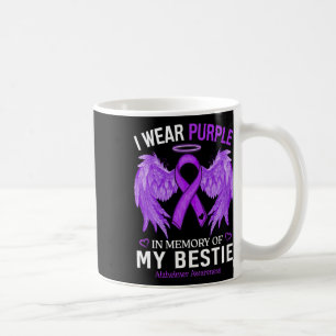 I Wear Purple In Memory Of Bestie Heimerheimer Awa Coffee Mug