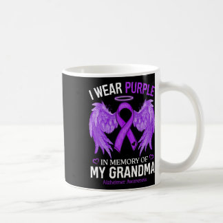 I Wear Purple In Memory Of Grandma Heimerheimer Aw Coffee Mug