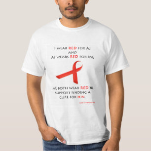 I wear RED for AJ T-Shirt