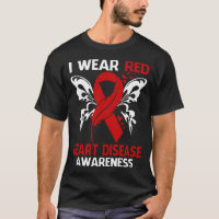 I Wear Red For HEART DISEASE Awareness
