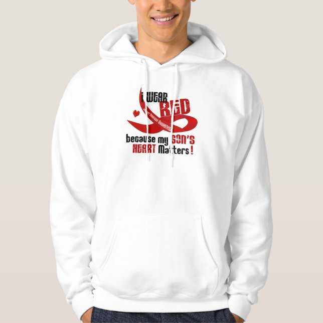 I Wear Red For My Son 33 Hoodie (Front)