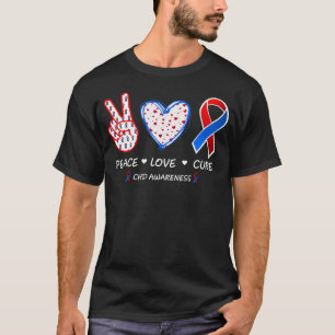I Wear Red To Fight Heart Disease Awareness CHD Mo T-Shirt