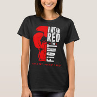 I Wear Red To Fight Heart Disease Awareness Day Bo