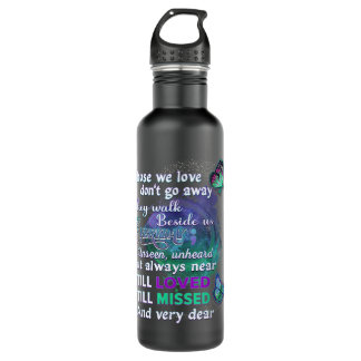 I Wear Teal And Purple For Someone I Miss Suicide 710 Ml Water Bottle