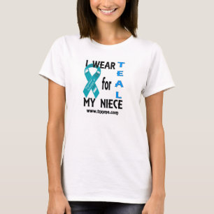 I wear teal for my niece tshirt