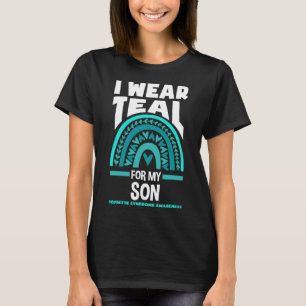 I Wear Teal For My Son Tourette Syndrome Awareness T-Shirt