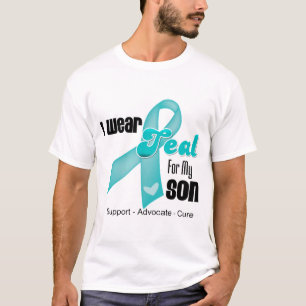 I Wear Teal Ribbon For My Son T-Shirt