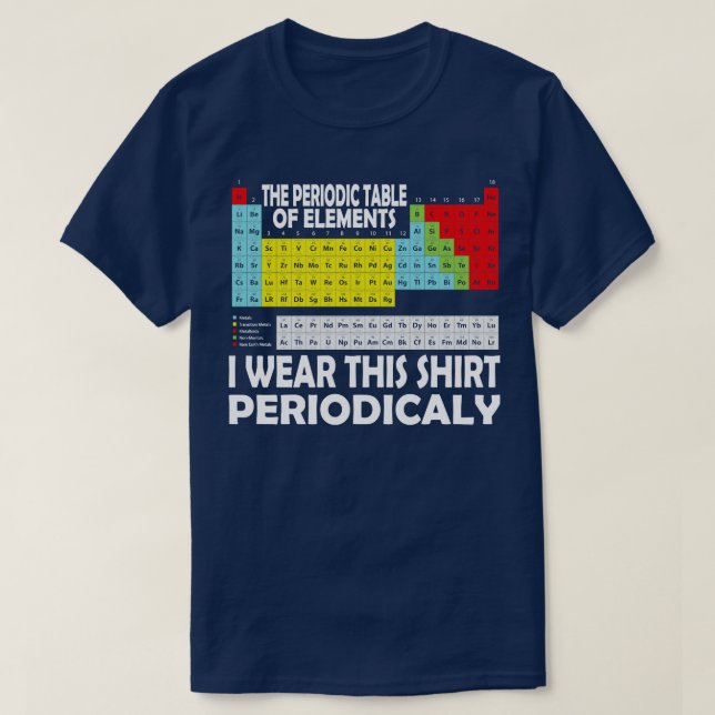 I Wear This Shirt Periodically (Design Front)
