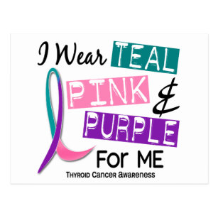 Thyroid Cancer Awareness Month Postcards | Zazzle CA