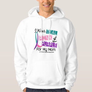 I Wear Thyroid Ribbon For My Mom 37 Hoodie