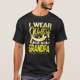 I Wear Yellow For My Grandpa Obesity Awareness T-Shirt