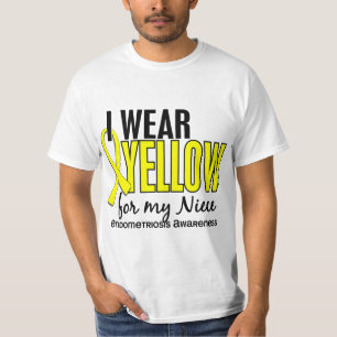 I Wear Yellow For My Niece 10 Endometriosis T-Shirt