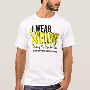 I Wear Yellow For My Sister-In-Law 10 Endometriosi T-Shirt