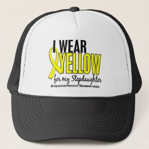 I Wear Yellow For My Stepdaughter 10 Endometriosis Trucker Hat