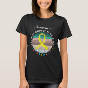 I Wear Yellow For Sarcoma Awareness Warrior T-Shirt