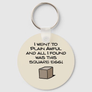 I Went To Plain Awful ... Keychain