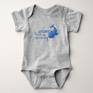 I Whaley Love my Mommy Baby Bodysuit