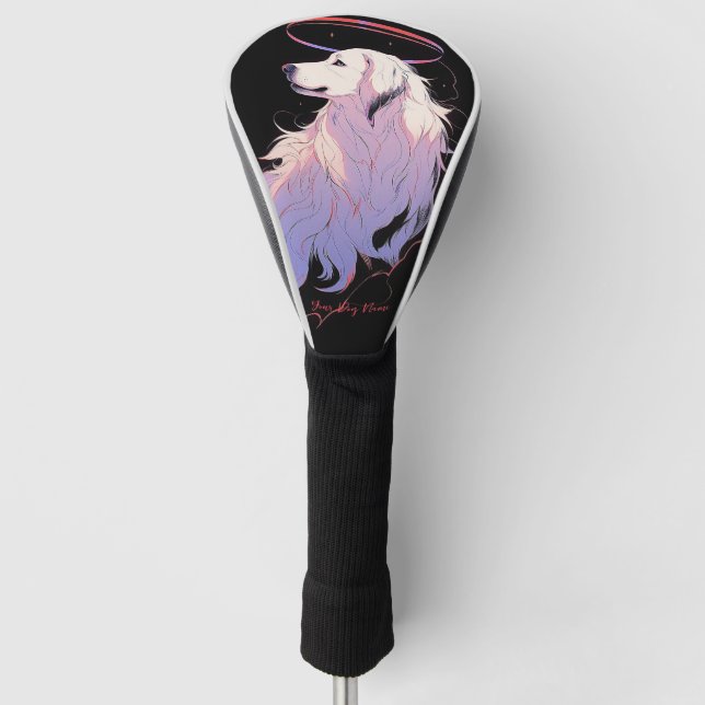 I Will Always Love Great Pyrenees Dog 002 Golf Head Cover (Front)