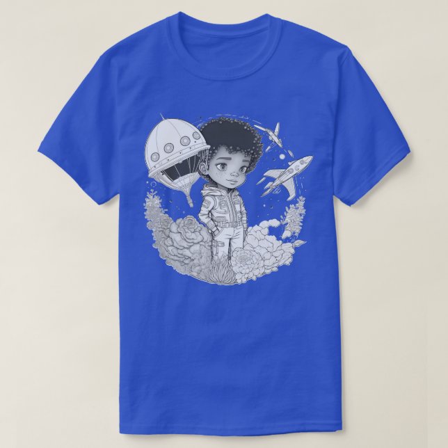 I will be an astronaut sketch T-Shirt (Design Front)