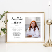 I Will Be There Photo Memorial Seat Baby Shower