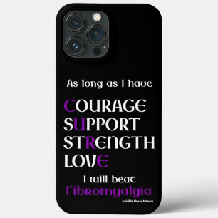 I will beat Fibro  iPhone 13 Pro Max Case