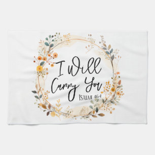 I Will Carry You  Kitchen Towel