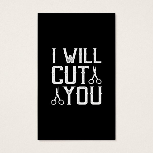 i will cut you (Front)