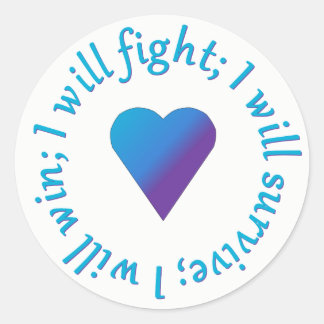I WIll Fight Suicide Awareness Stickers
