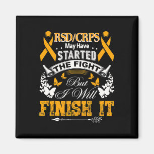 I Will Finish It Rsd Crps Awareness  Magnet