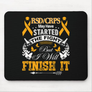 I Will Finish It Rsd Crps Awareness Mouse Pad
