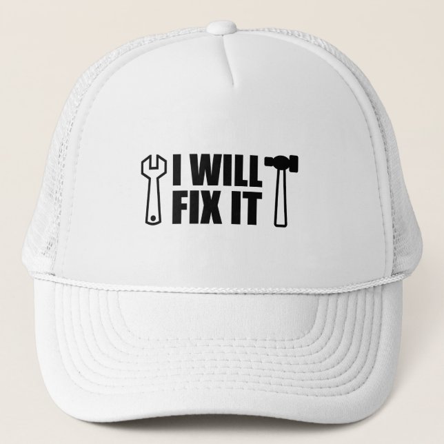I will fix it trucker hat (Front)