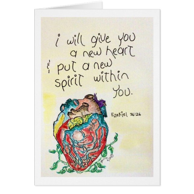 I Will Give You a New Heart (Front)