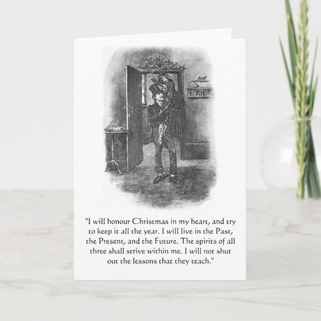 I will honor Christmas. Holiday Card (Front)