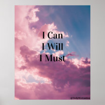 I Will I Can I Must 