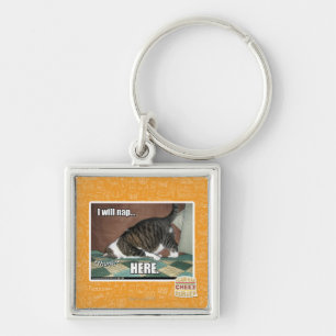 I will nap here keychain