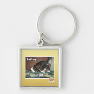 I will nap here keychain
