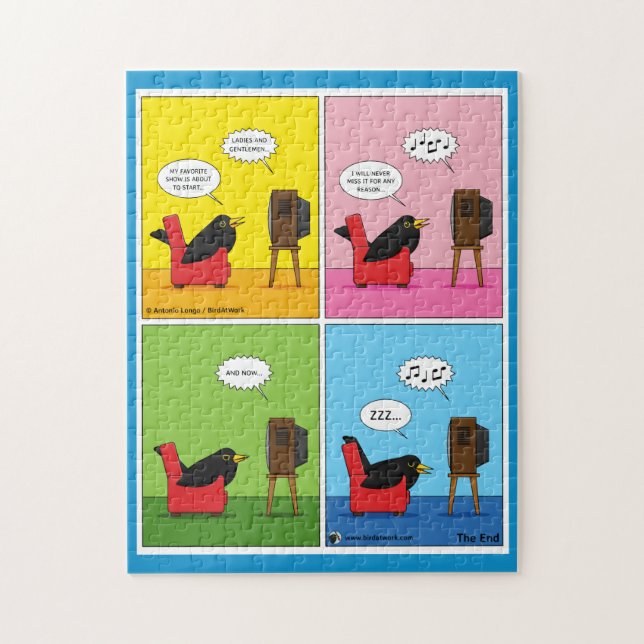 I Will Never Sleep Comic Jigsaw Puzzle (Vertical)